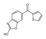 6-(thiophene-2-carbonyl)-3H-1,3-benzoxazol-2-one结构式