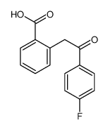 2-[2-Oxo-2-(4-fluorophenyl)ethyl]benzoic acid Structure
