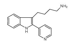 4-(2-PYRIDIN-3-YL-1H-INDOL-3-YL)-BUTYLAMINE Structure