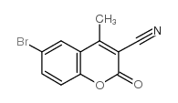 6-Bromo-3-cyano-4-methylcoumarin structure