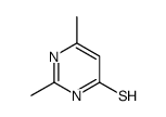 4(1H)-Pyrimidinethione, 2,6-dimethyl- (9CI)结构式