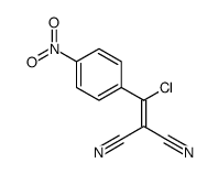 2-[chloro-(4-nitrophenyl)methylidene]propanedinitrile Structure