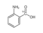 anthranilic acid, [carboxyl-14c]结构式