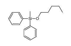 methyl-pentoxy-diphenylsilane Structure