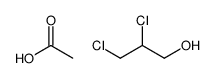 Acetic acid 2,3-dichloropropyl ester结构式