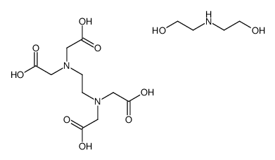 2-[2-[bis(carboxymethyl)amino]ethyl-(carboxymethyl)amino]acetic acid,2-(2-hydroxyethylamino)ethanol结构式