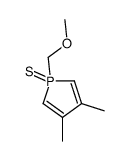 1-(methoxymethyl)-3,4-dimethyl-1-sulfanylidene-1λ5-phosphole Structure