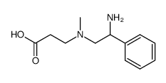 N(1)-Methyl-N(1)-(2-carboxyethyl)-2-phenylethylendiamin结构式