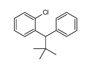 1-chloro-2-(2,2-dimethyl-1-phenylpropyl)benzene Structure