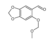 6-(methoxymethoxy)-1,3-benzodioxole-5-carbaldehyde Structure