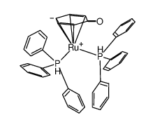 [ruthenium(hydride)(η5-C6H5O)(PPh3)2]结构式