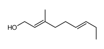 3-methylnona-2,6-dien-1-ol结构式