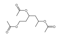 1,3,5-triacetoxy-hexane Structure