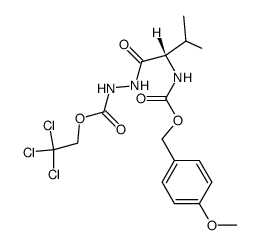 Z(OMe)-Val-NHNH-Troc Structure