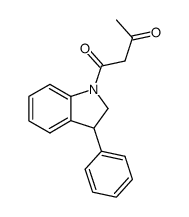 N-Acetoacetyl-3-phenyl-indolin结构式