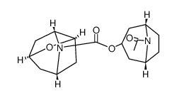 hexahydro-2,5-methano-furo[3,2-b]pyrrole-4-carboxylic acid 8-acetyl-nortropan-3endo-yl ester Structure