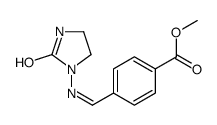 methyl 4-[(2-oxoimidazolidin-1-yl)iminomethyl]benzoate结构式