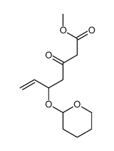 methyl 5-(oxan-2-yloxy)-3-oxohept-6-enoate结构式