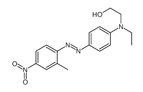 2-[N-ethyl-4-[(2-methyl-4-nitrophenyl)diazenyl]anilino]ethanol结构式