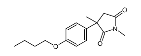 3-(4-butoxyphenyl)-1,3-dimethylpyrrolidine-2,5-dione Structure