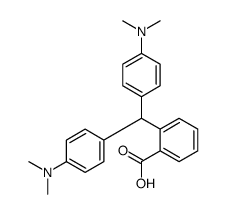 2-[bis[4-(dimethylamino)phenyl]methyl]benzoic acid Structure