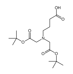 4-[bis[2-[(2-methylpropan-2-yl)oxy]-2-oxoethyl]amino]butanoic acid Structure