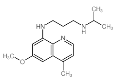 N-(6-methoxy-4-methyl-quinolin-8-yl)-N-propan-2-yl-propane-1,3-diamine Structure