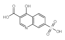 3-Quinolinecarboxylicacid, 4-hydroxy-7-sulfo- picture