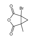 1-bromo-5-methyl-3-oxabicyclo[3.1.0]hexane-2,4-dione结构式