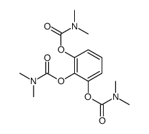 [2,3-bis(dimethylcarbamoyloxy)phenyl] N,N-dimethylcarbamate Structure