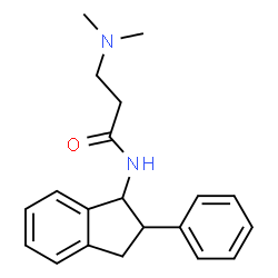 N-[2-(Dimethylamino)propionyl]-2-phenyl-1-indanamine structure