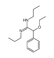 N1,N2-Dipropyl-2-ethoxy-2-phenylacetamidine结构式