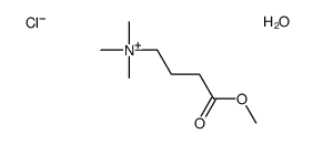 (4-methoxy-4-oxobutyl)-trimethylazanium,chloride,hydrate结构式