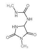 Urea,N-methyl-N'-(1-methyl-2,5-dioxo-4-imidazolidinyl)- structure