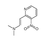 N,N-dimethyl-2-(3-nitropyridin-2-yl)ethenamine Structure