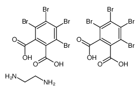 ethane-1,2-diamine,3,4,5,6-tetrabromophthalic acid结构式