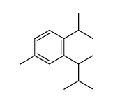 1,2,3,4-Tetrahydro-1,6-dimethyl-4-(1-methylethyl)naphthalene Structure