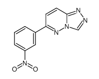 6-(3-nitro-phenyl)-[1,2,4]triazolo[4,3-b]pyridazine结构式