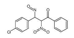 1-(4-chloro-phenyl)-2-nitro-3-phenyl-propane-1,3-dione 1-oxime结构式