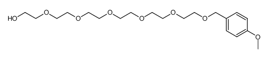 1-(4-methoxyphenyl)-2,5,8,11,14,17-hexaoxanonadecan-19-ol结构式