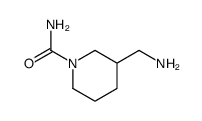 1-Piperidinecarboxamide,3-(aminomethyl)-(9CI) structure