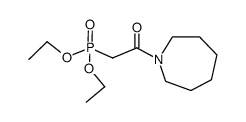(2-Azepan-1-yl-2-oxo-ethyl)-phosphonic acid diethyl ester Structure
