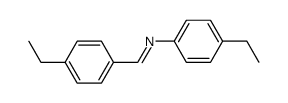 4-ethyl-N-(4-ethylbenzylidene)aniline Structure