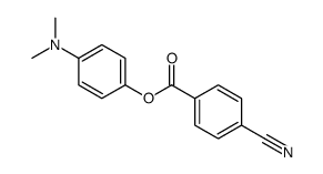 [4-(dimethylamino)phenyl] 4-cyanobenzoate结构式