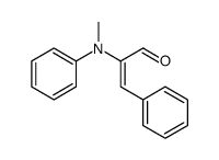 2-(N-methylanilino)-3-phenylprop-2-enal Structure