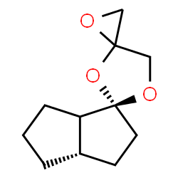 Dispiro[1,3-dioxolane-2,1(4H)-pentalene-4,2-oxirane], hexahydro-, (2R,3aS,6aS)- (9CI) structure