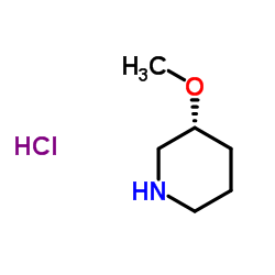 (3R)-3-methoxypiperidine,hydrochloride structure