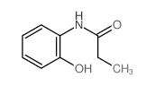 Propanamide,N-(2-hydroxyphenyl)- Structure