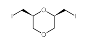 1,4-Dioxane, 2,6-bis(iodomethyl)-, (2R,6S)-rel- Structure