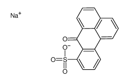 7-Oxo-7H-benz(de)anthracene-8-sulfonic acid sodium salt结构式